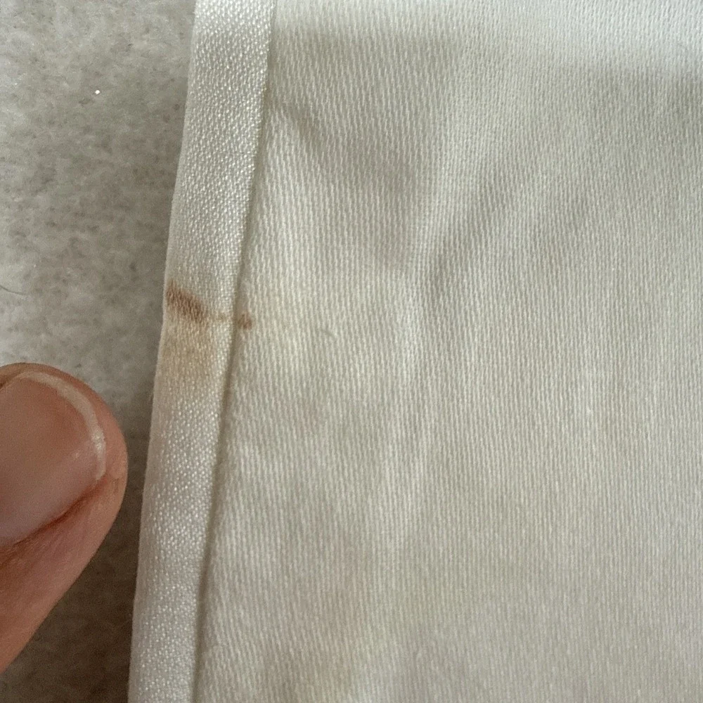 Hotel Collection Euro Shams Finest Bed Linen Embroidered Silver Cotton Silk READ